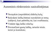 Naudojimosi kompiuteriu ir internetu etika 9 puslapis