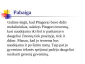 Pitagoras ir jo moksliniai pasiekimai 11 puslapis