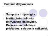 Politinis dalyvavimas