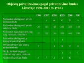 Privatizavimas Lietuvoje: būdai ir pasekmės 17 puslapis