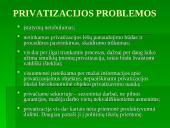 Privatizavimas Lietuvoje: būdai ir pasekmės 20 puslapis