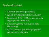 Privatizavimas Lietuvoje: būdai ir pasekmės 5 puslapis