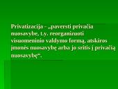 Privatizavimas Lietuvoje: būdai ir pasekmės 6 puslapis