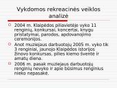 Rekreacijos ir turizmo programa Klaipėdos Piliavietėje 17 puslapis