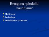 Rentgeno spindulių sandara 8 puslapis