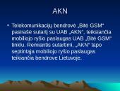 Ryšių operatoriai 6 puslapis