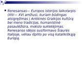 Romantizmas ir renesansas 2 puslapis