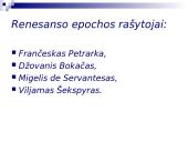 Romantizmas ir renesansas 6 puslapis