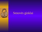 Senovės ginklai