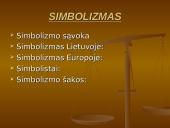 Simbolizmas Lietuvoje ir Europoje