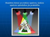 Šviesos, spalvos ir  dispersija  9 puslapis
