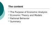 The economic way of reasoning: models and marginal analysis 2 puslapis
