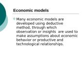 The economic way of reasoning: models and marginal analysis 11 puslapis