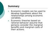 The economic way of reasoning: models and marginal analysis 18 puslapis