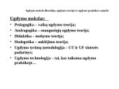Ugdymo mokslo filosofijos, ugdymo teorijos ir ugdymo praktikos santykis 2 puslapis