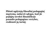 Ugdymo mokslo filosofijos, ugdymo teorijos ir ugdymo praktikos santykis 19 puslapis