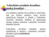 Valstybinio socialinio draudimo įmokos 5 puslapis