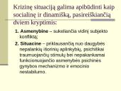 Veiklos metodai, teikiant pagalbą individui krizinėse situacijose 5 puslapis
