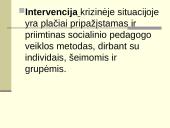 Veiklos metodai, teikiant pagalbą individui krizinėse situacijose 7 puslapis