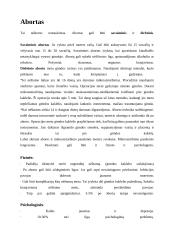 Savaiminis ir dirbtinis abortas