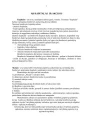 Akcinių bendrovių kapitalo sudėtis. Akcijų rūšys 4 puslapis