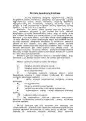 Bendrovės įstatinio kapitalo formavimas 2 puslapis