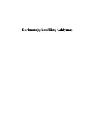 Darbuotojų konfliktų valdymas