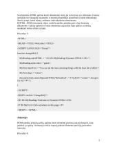 DHTML pagrindai 5 puslapis