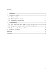 Drinking habits in Lithuania and Finland 2 puslapis