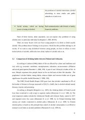 Drinking habits in Lithuania and Finland 11 puslapis