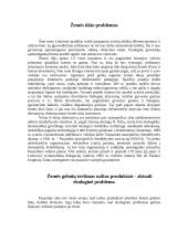 Žemės ūkio problemos