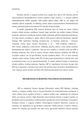 Europinės politikos pradžia ir vystymasis 5 puslapis