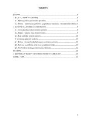 Galimų partnerių BĮ kūrimui parinkimo būdai ir jų įvertinimas 2 puslapis