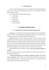 Gamybos organizavimas ir technologija: AB "Utenos trikotažas" 8 puslapis