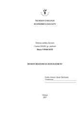 Human resources management