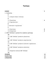 Įmonės pardavimo valdymo ypatybės: UAB "Delikata"