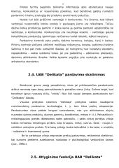 Įmonės pardavimo valdymo ypatybės: UAB "Delikata" 17 puslapis