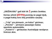 Įmonės pozicionavimo ir perpozicionavimo politika 13 puslapis