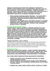 Įmonės veiklos aprašymas: UAB "Constructus" 4 puslapis