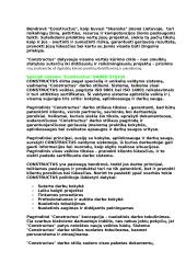 Įmonės veiklos aprašymas: UAB "Constructus" 8 puslapis