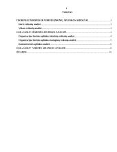 Įmonės vidinė ir išorinė aplinka: UAB "Gama"