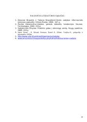 Informacija valdyme: duomenų surinkimo ir įvertinimo būdai 20 puslapis