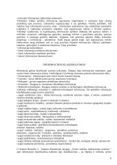 Informacija valdyme: duomenų surinkimo ir įvertinimo būdai 6 puslapis