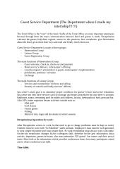 Internship in hotel "Le Meridien" 13 puslapis