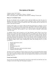 Internship in hotel "Le Meridien" 10 puslapis