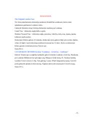 Kelionės organizavimas: Londonas 15 puslapis