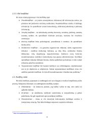 Konflikto samprata, ypatybės ir raida 8 puslapis