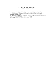 Kraujagyslių endotelio veiksniai, skatinantys ir slopinantys kraujo krešėjimą 6 puslapis