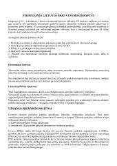 Lietuvos ekonominė padėtis