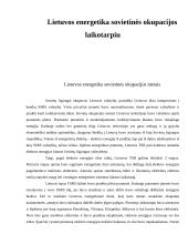 Lietuvos energetika sovietinės okupacijos laikotarpiu